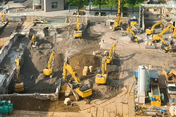 建設会社の施工管理担当者のイメージ写真